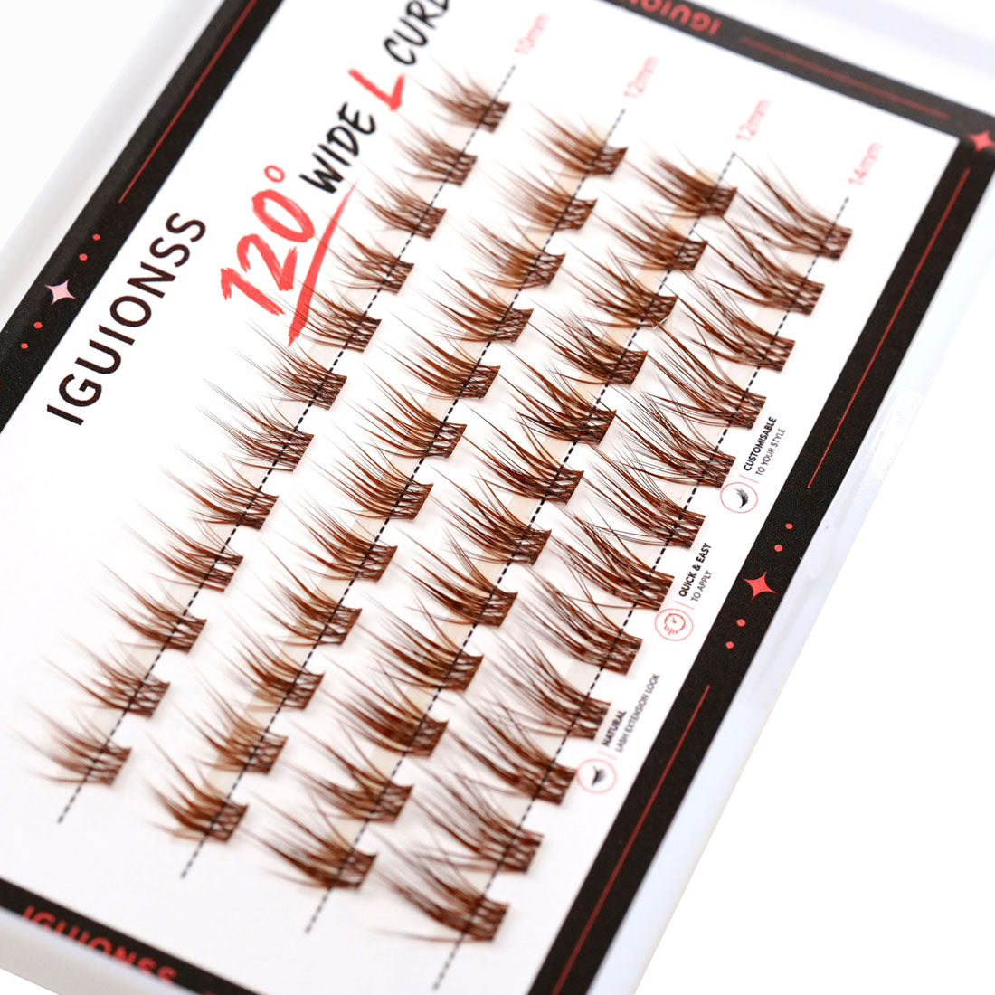 2350L Brown L Curl lash product