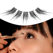 IGUIONSS 2350L L Curl Lash Clusters - Black & Brown, 10-14mm Mixed
