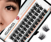 IGUIONSS 50D C/D Curl Lash Clusters – Single Length 8–16mm