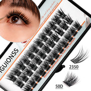 IGUIONSS 50D C/D Curl Lash Clusters – Single Length 8–16mm