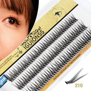 IGUIONSS 210L L Curl Lash Clusters – Single Length 10–15mm