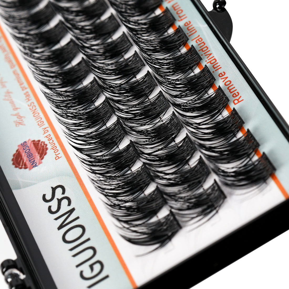 IGUIONSS 50D C/D Curl Lash Clusters – Single Length 8–16mm