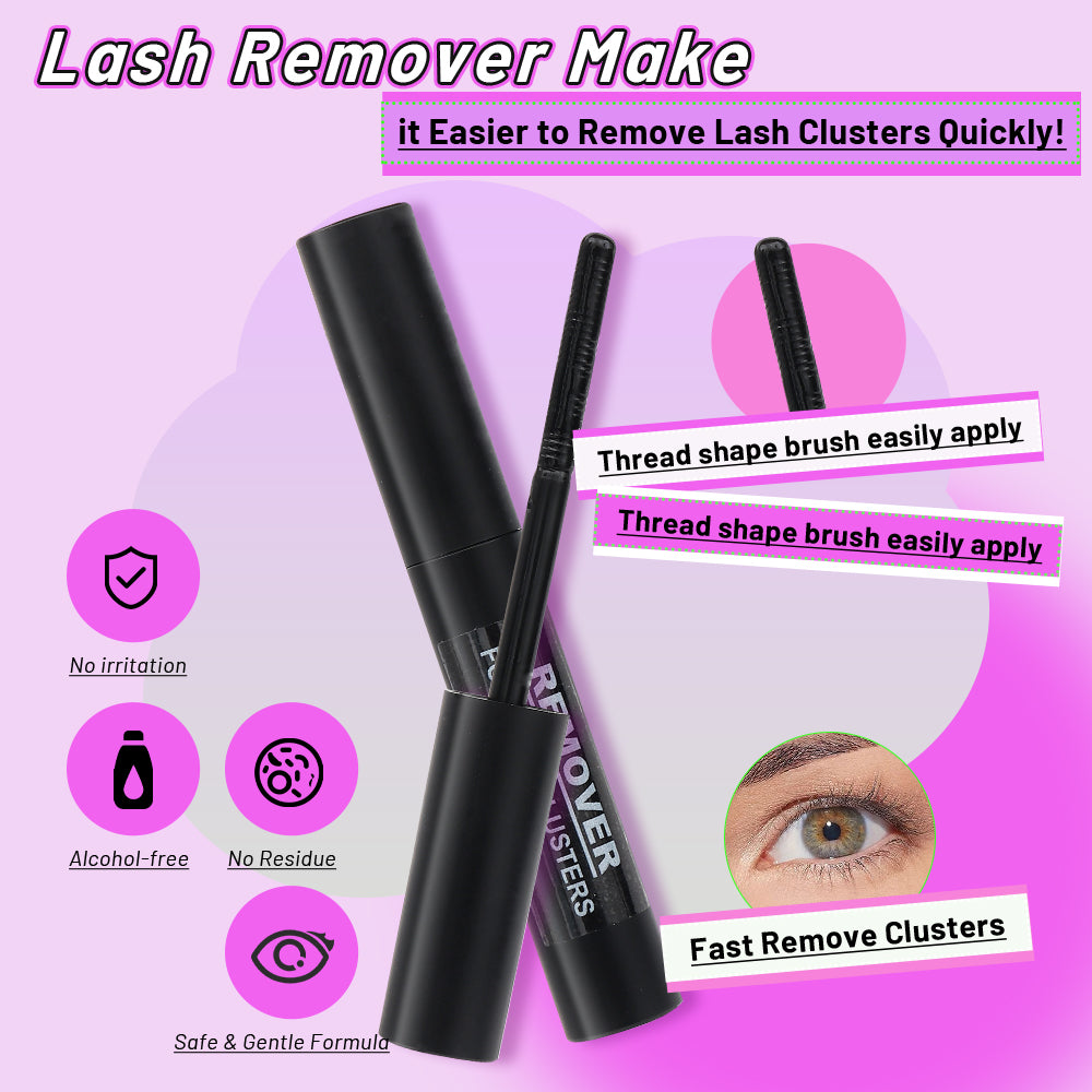 IGUIONSS 2850 DIY Cluster Lash Kit – 120 Clusters, Mixed Length 8–16mm, C/D Curl