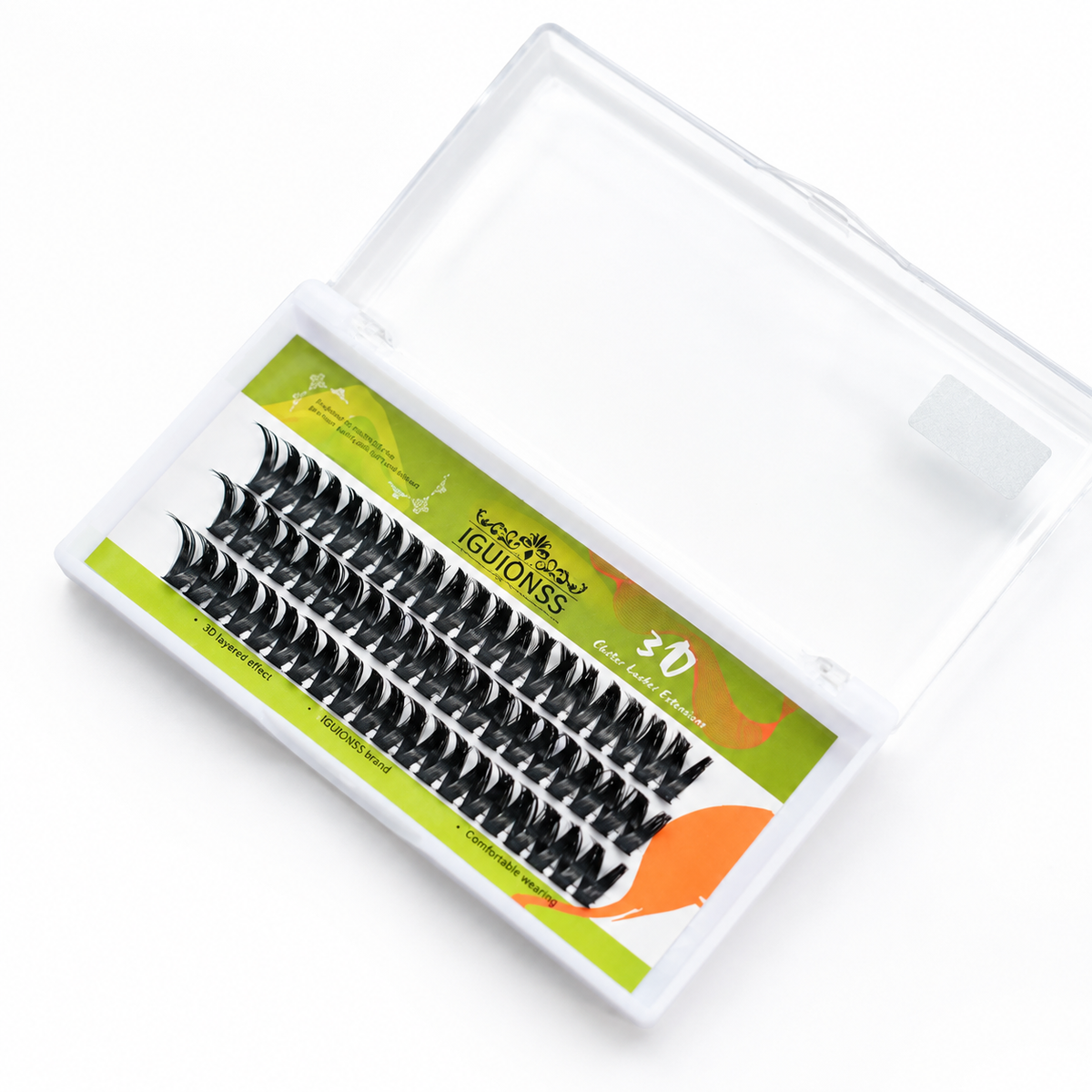 IG2750 lash clusters in open storage case