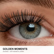 IGUIONSS Golden Moments soft magnetic lashes worn on eye
