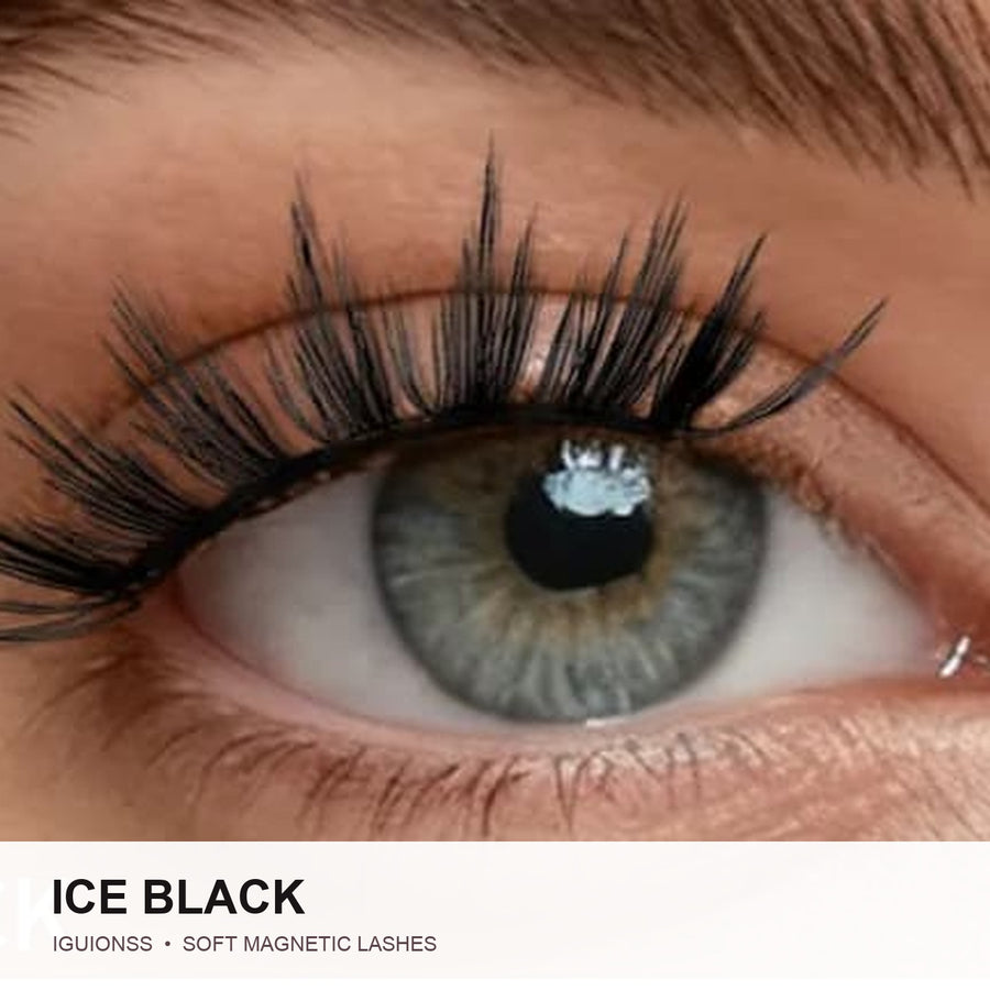 IGUIONSS Ice Black Soft Magnetic Lash Kit