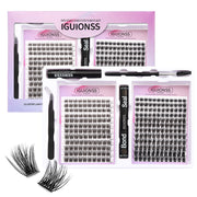 IGUIONSS IG2850 and 50D D Curl DIY lash extension kit, 8–16mm