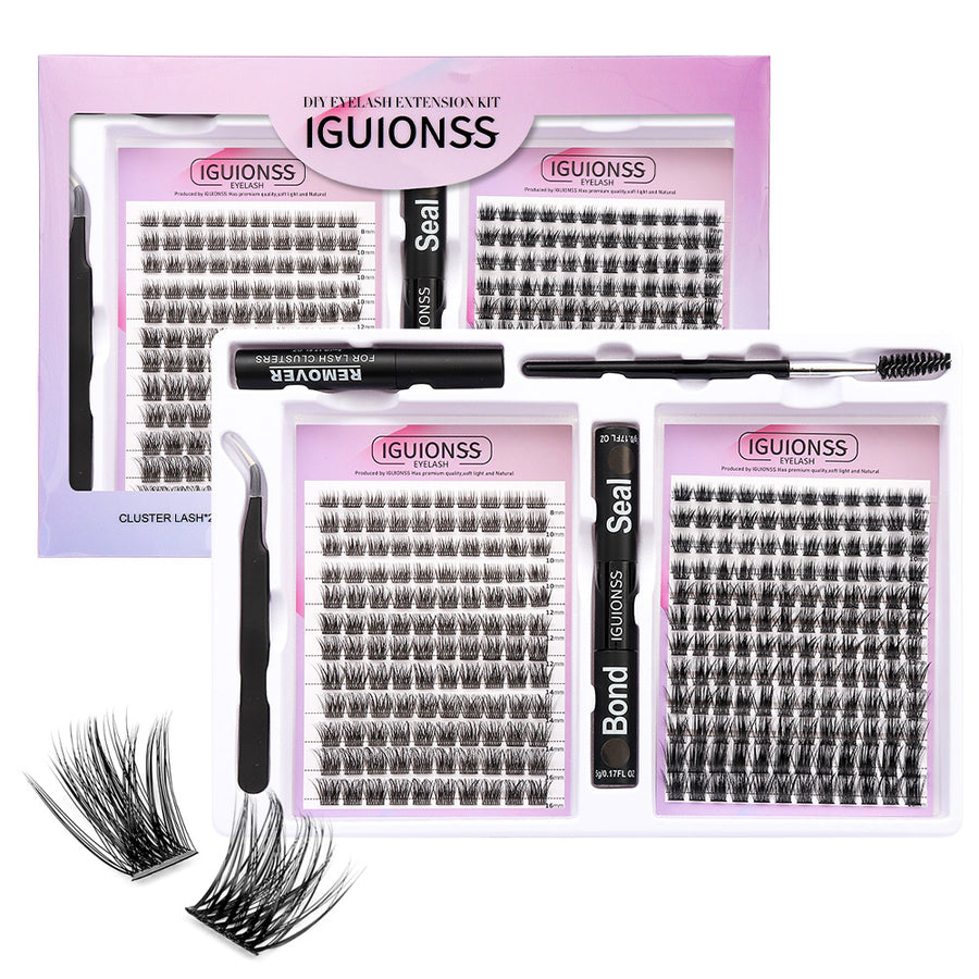 IGUIONSS IG2850 + 50D D Curl DIY Lash Extension Kit – 8–16mm