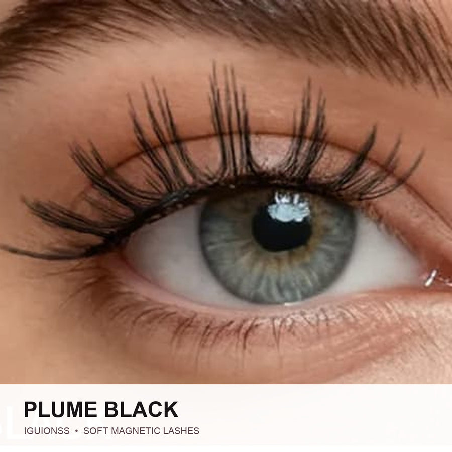 IGUIONSS Plume Black Soft Magnetic Lash Kit