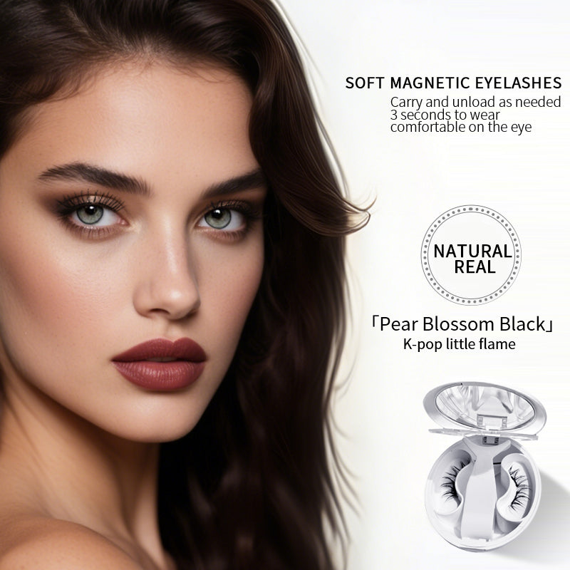 Soft magnetic lashes model style reference