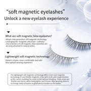 Soft magnetic lash band detail
