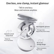 Soft magnetic lash kit case and applicator design